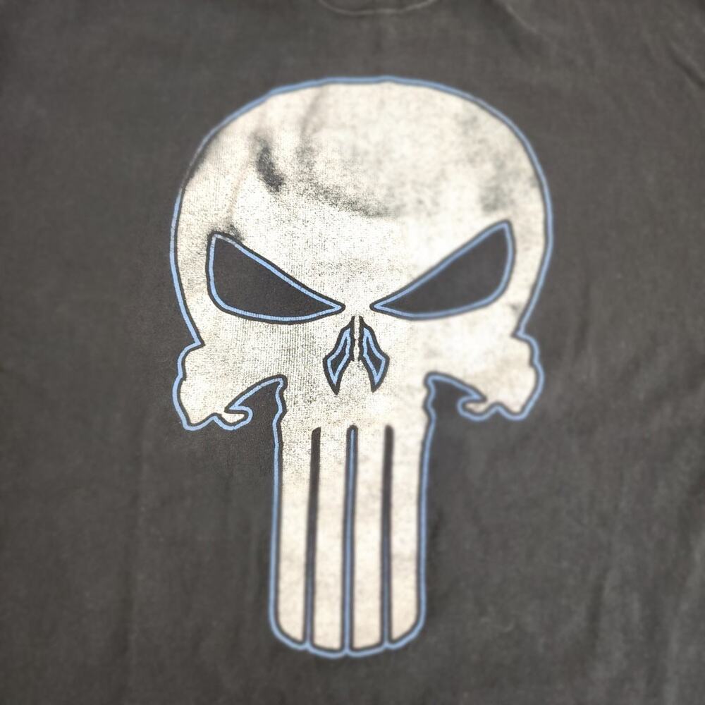 Punisher Marvel Comics Superhero Black Short Sleeve Tee Shirt Men's Size 3XL